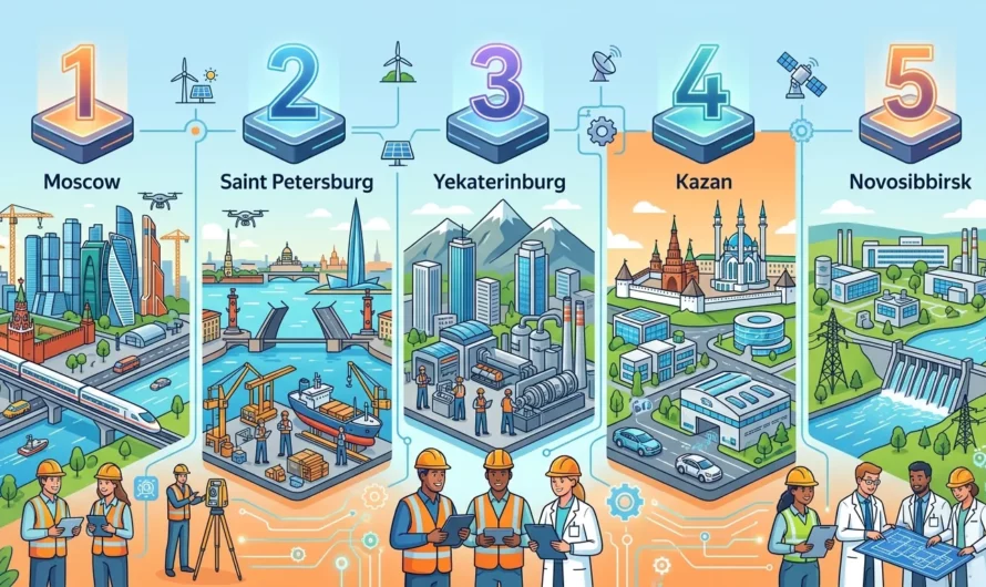 ТОП-5 городов России с высоким спросом на инженеров