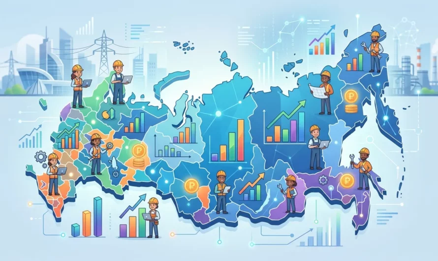 Зарплаты инженеров в России: обзор по регионам